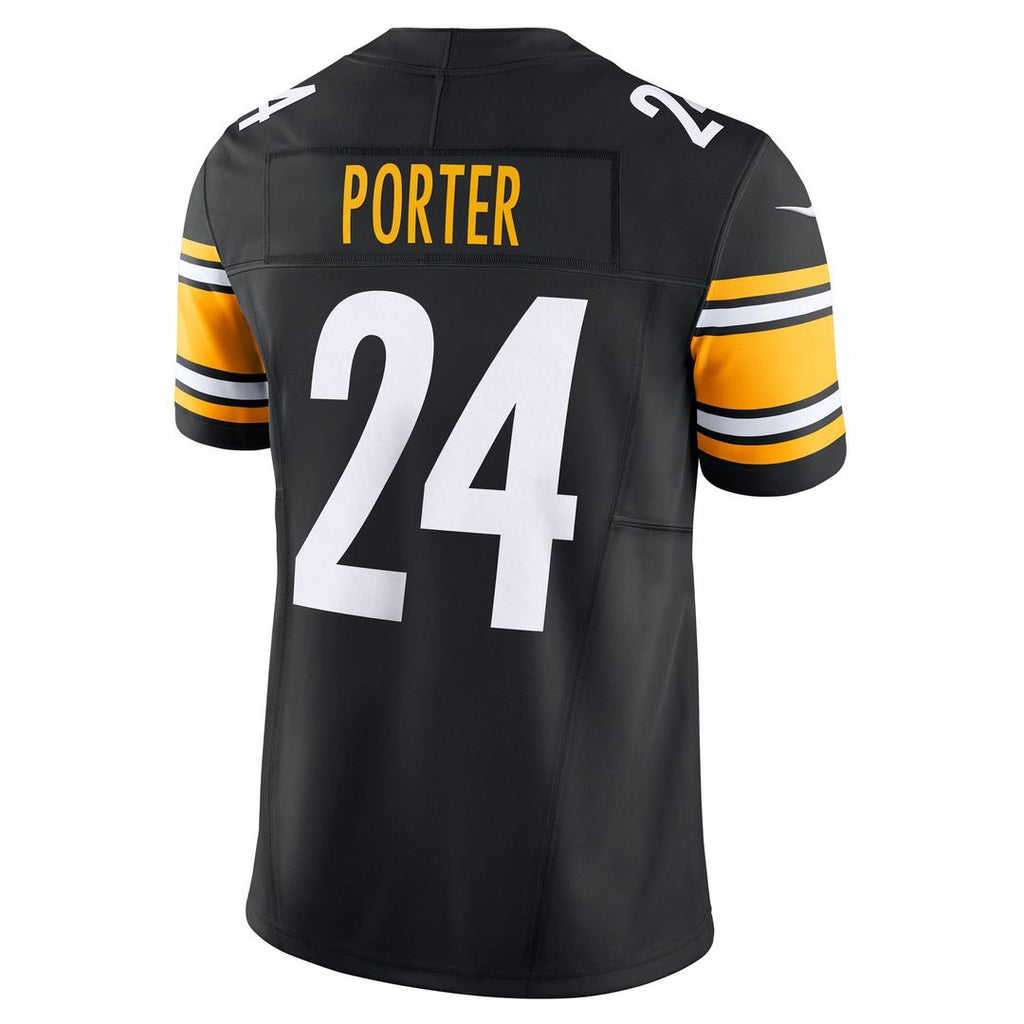 Men's Pittsburgh Steelers Joey Porter Jr. Nike Gold Alternate 1933 Throwback Vapor F.U.S.E. Limited Jersey