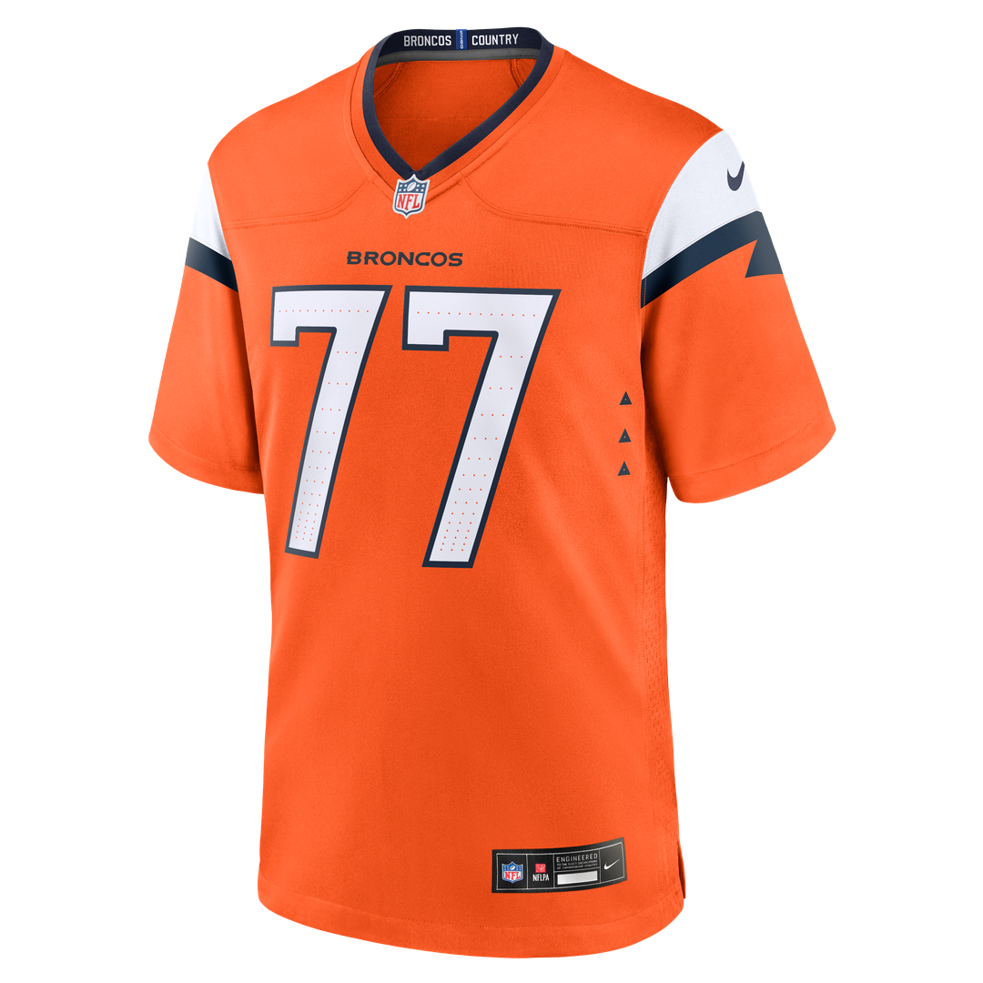 Men's Denver Broncos Quinn Meinerz Nike  Orange Team Game Jersey