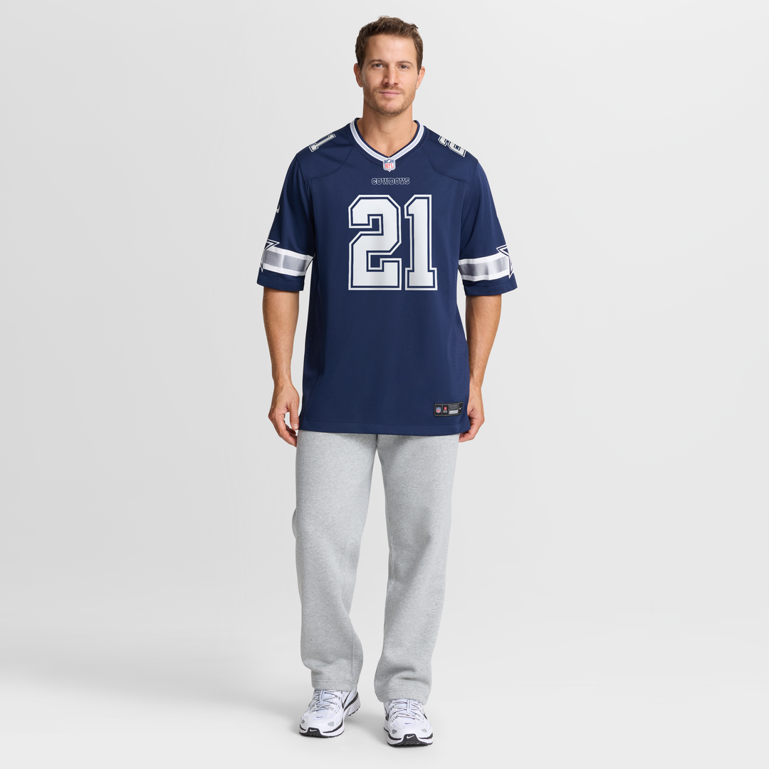 Men's Dallas Cowboys Deion Sanders Nike  Navy Team Retired Player Game Jersey