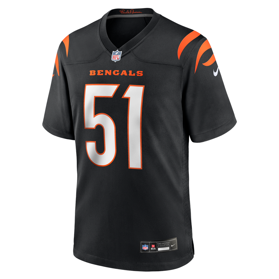 Men's Cincinnati Bengals Isaiah Foskey Nike  Black Team Game Jersey