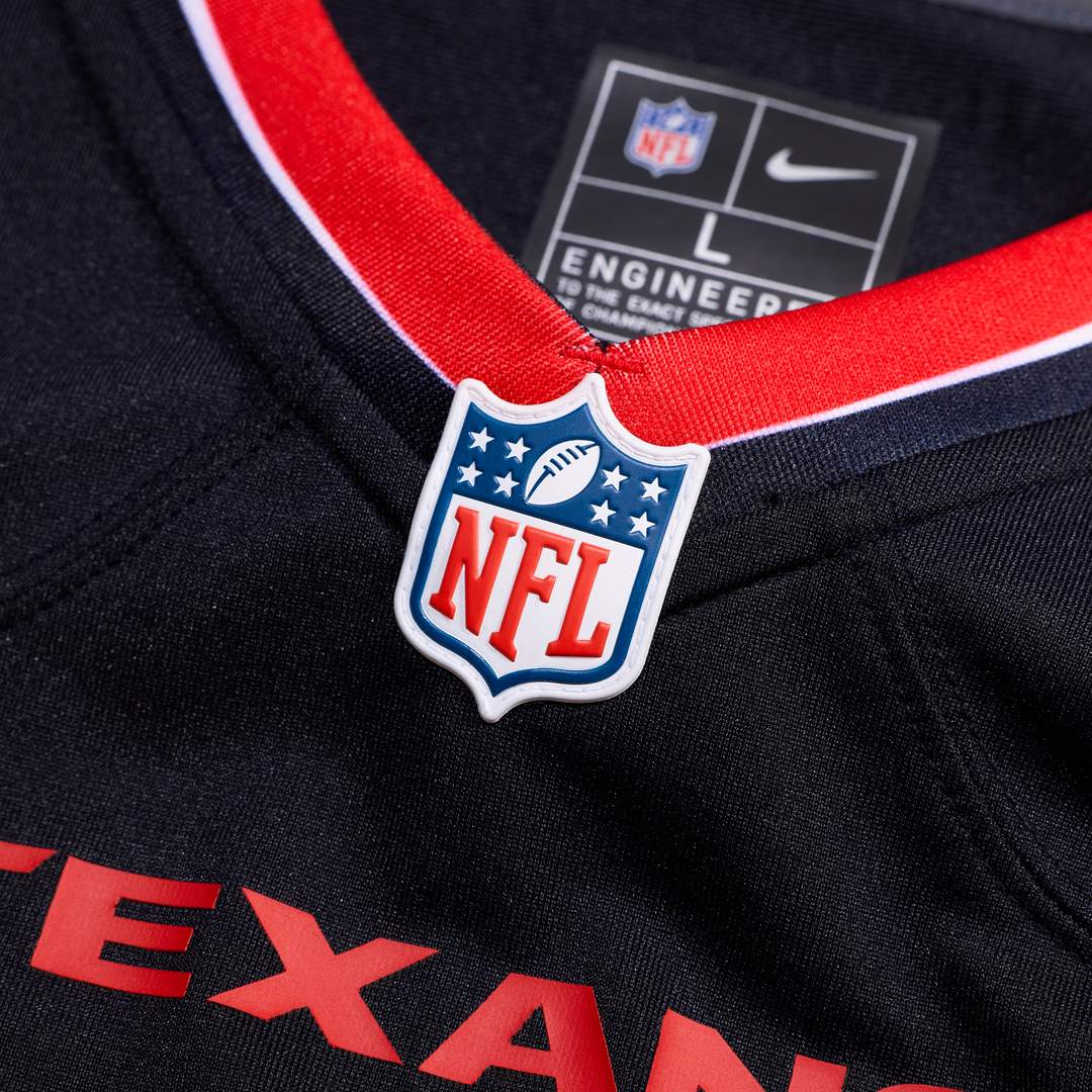 Men's Houston Texans Tremon Smith Nike  Navy Team Game Jersey