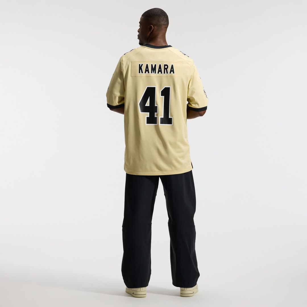 Men's New Orleans Saints Alvin Kamara Nike Gold Gameday Golds Alternate Game Player Jersey