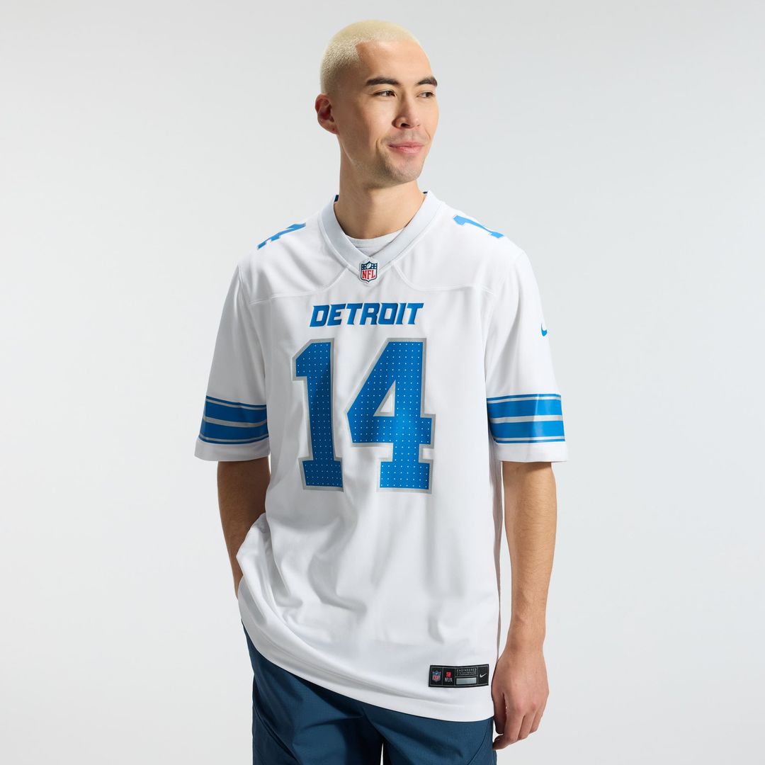 Men's Detroit Lions Amon-Ra St. Brown Nike Blue Game Jersey