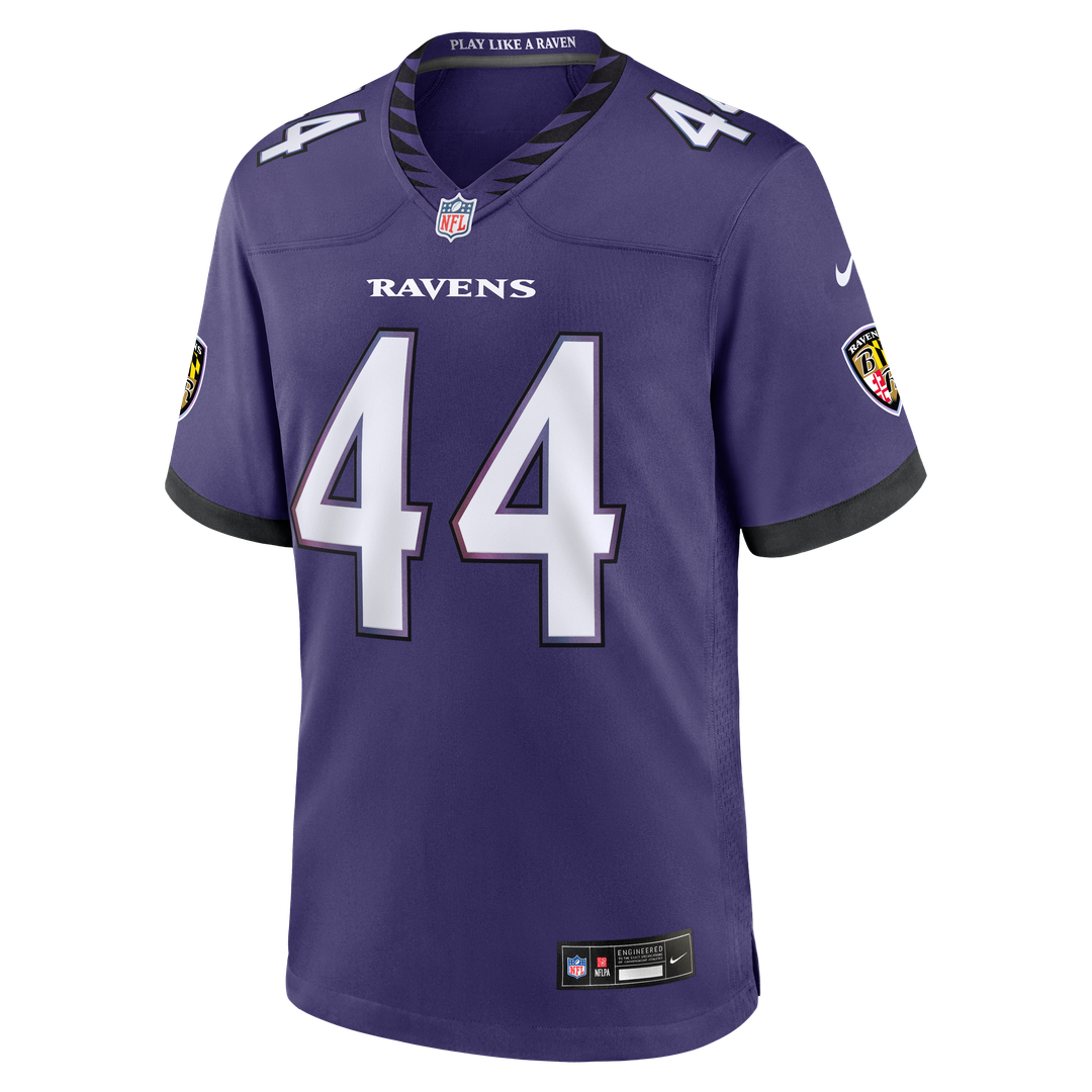 Men's Baltimore Ravens Marlon Humphrey Nike Purple Team Game Jersey