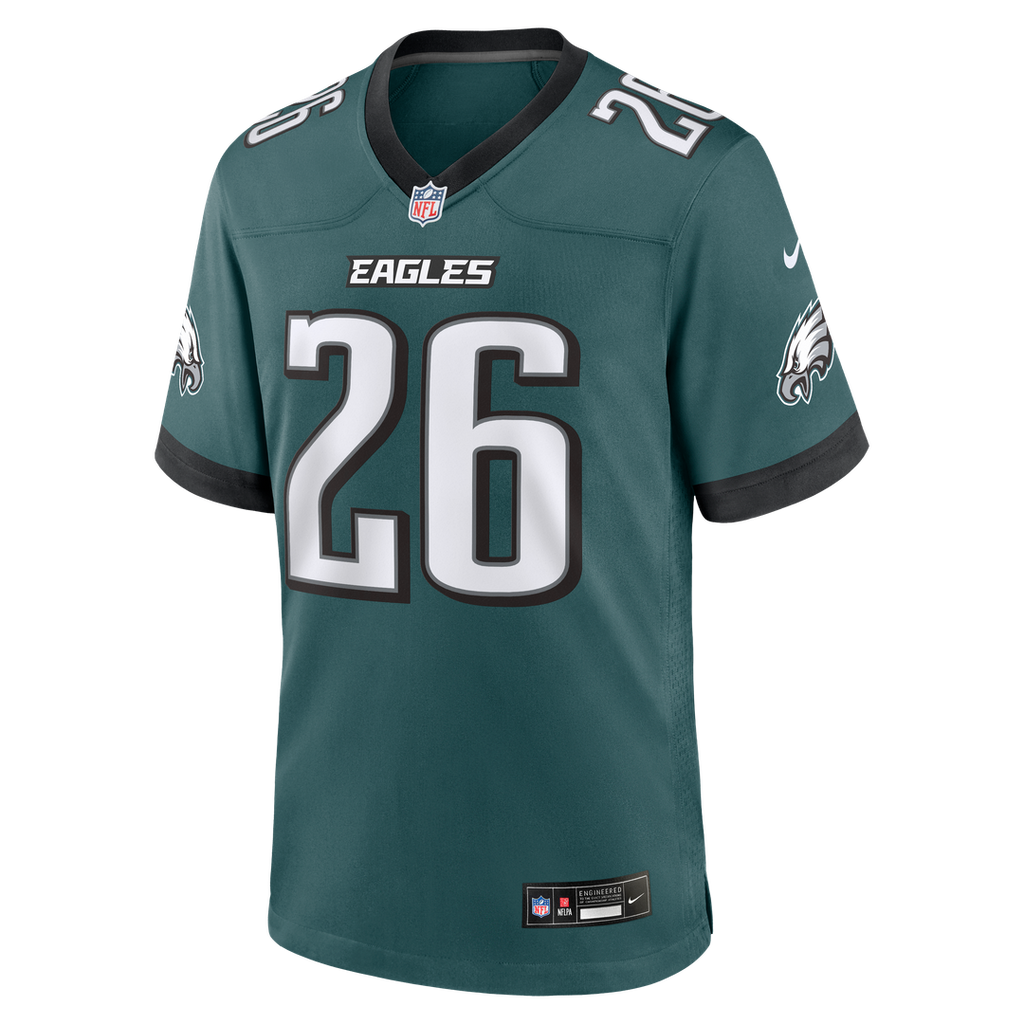 Men's Philadelphia Eagles Saquon Barkley Nike  Kelly Green Alternate Game Jersey