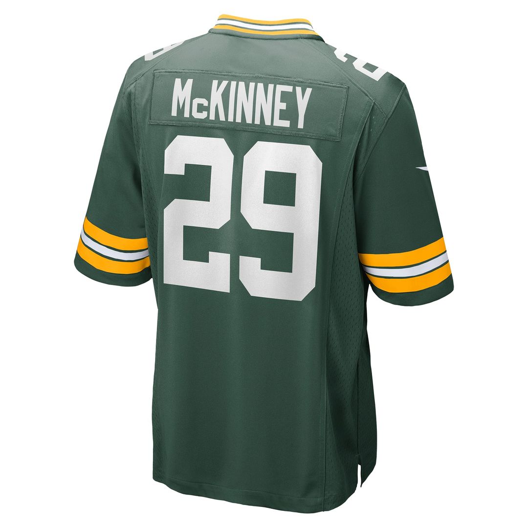 Men's Green Bay Packers Xavier McKinney Nike  Green Team Game Jersey