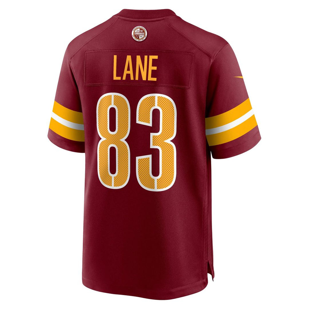 Men's Washington Commanders Jaylin Lane Nike  Burgundy Team Game Jersey