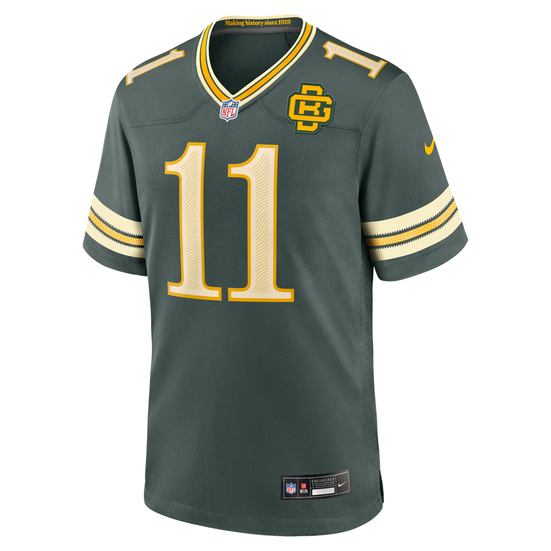 Men's Green Bay Packers Jayden Reed Nike Green 2026 Rivalries Collection Game Jersey