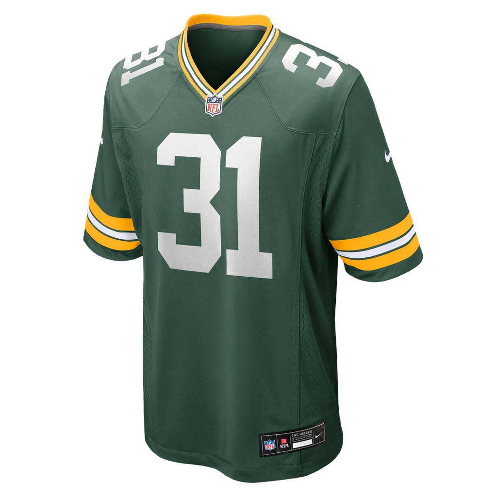 Men's Green Bay Packers Nick Niemann Nike  Green Team Game Jersey