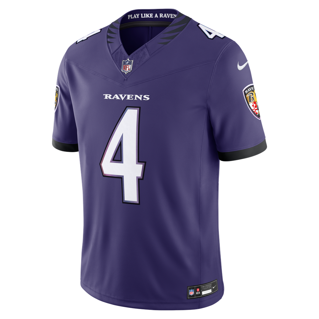 Men's Baltimore Ravens Zay Flowers Nike Black Alternate Alternate Vapor F.U.S.E. Stitched Limited Jersey