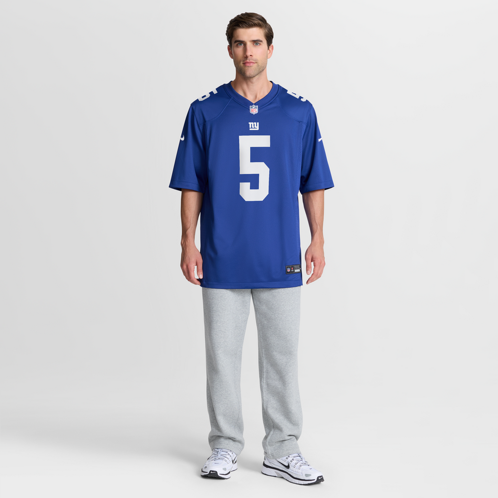 Men's New York Giants Kayvon Thibodeaux Nike Royal Player Game Jersey