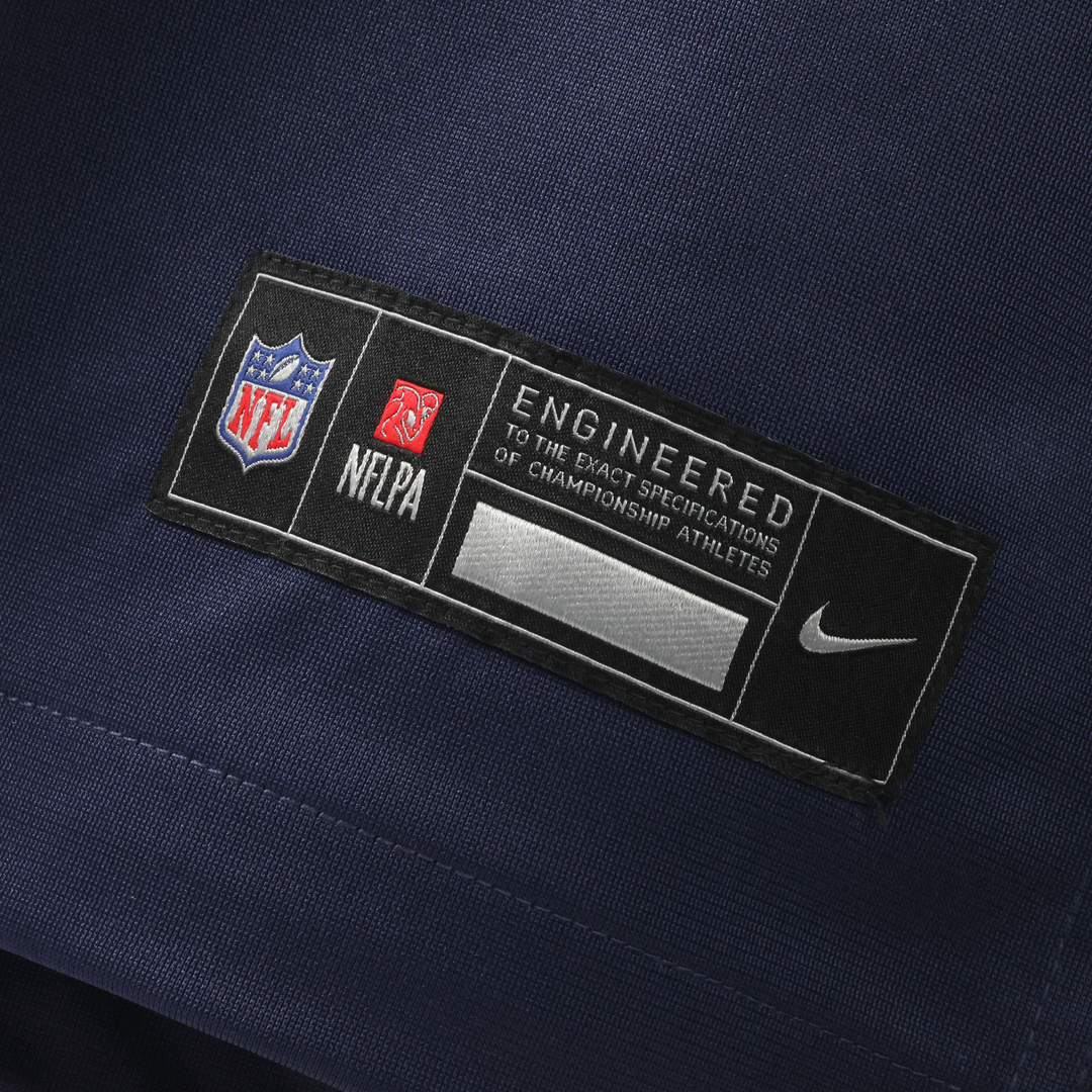 Men's Tennessee Titans Cameron Ward Nike Navy 2026 Rivalries Collection Game Jersey