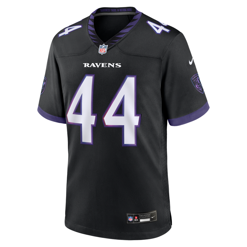 Men's Baltimore Ravens Marlon Humphrey Nike Black Alternate Game Jersey