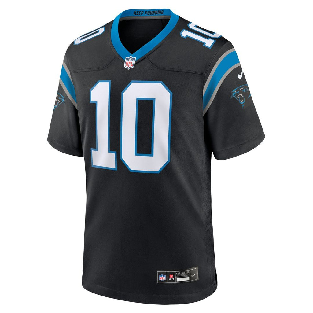 Men's Carolina Panthers Ryan Fitzgerald Nike  Black Team Game Jersey
