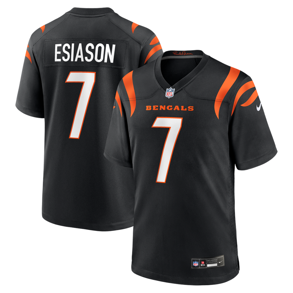 Men's Cincinnati Bengals Boomer Esiason Nike Black Retired Player Jersey