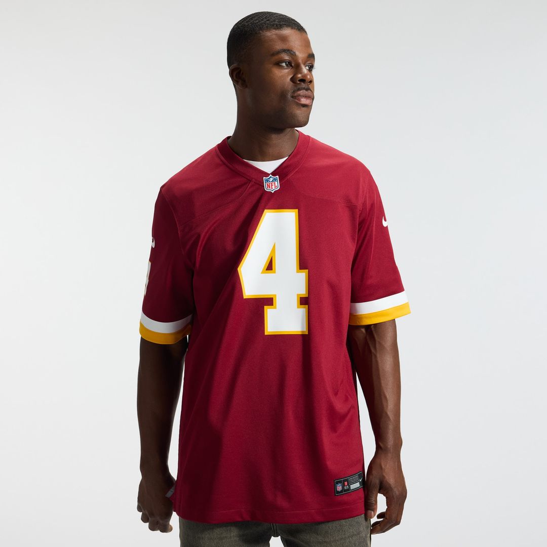 Men's Washington Commanders Frankie Luvu Nike White Game Super Bowl Era Jersey