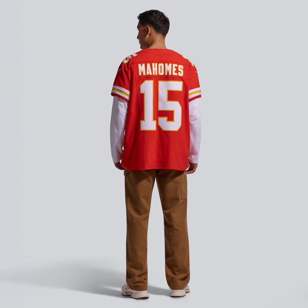 Men's Kansas City Chiefs Patrick Mahomes Nike Red Team Vapor F.U.S.E. Elite Jersey