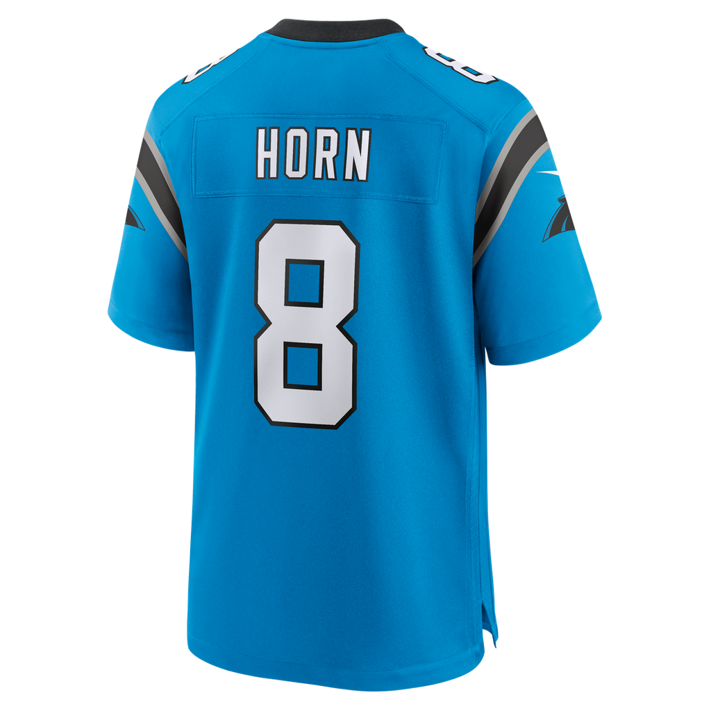 Men's Carolina Panthers Jaycee Horn Nike Blue Alternate Game Jersey