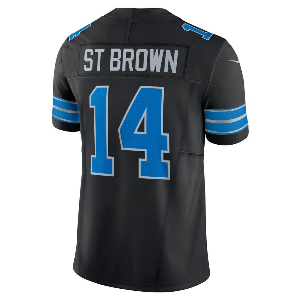 Men's Detroit Lions Amon-Ra St. Brown Nike Black 2nd Alternate Vapor F.U.S.E. Limited Jersey