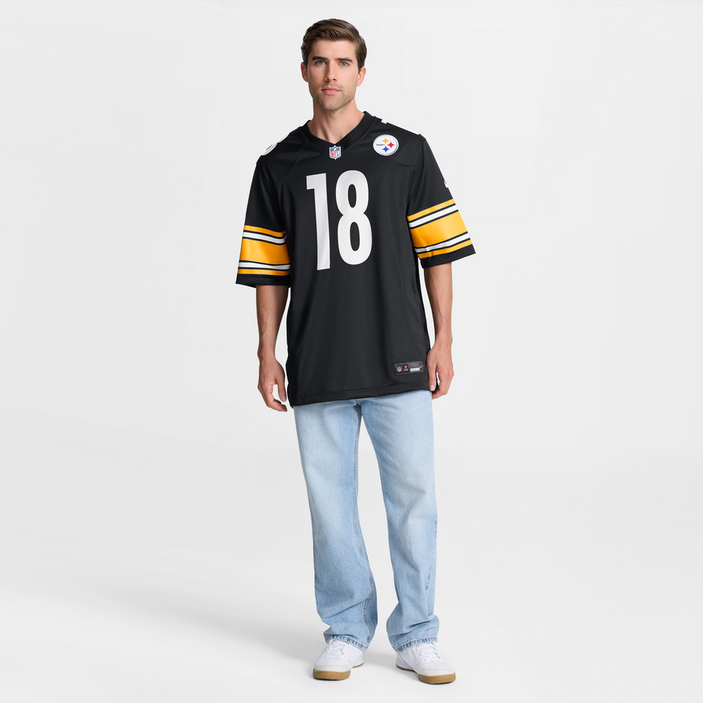 Men's Pittsburgh Steelers Will Howard Nike  Black Team Game Jersey