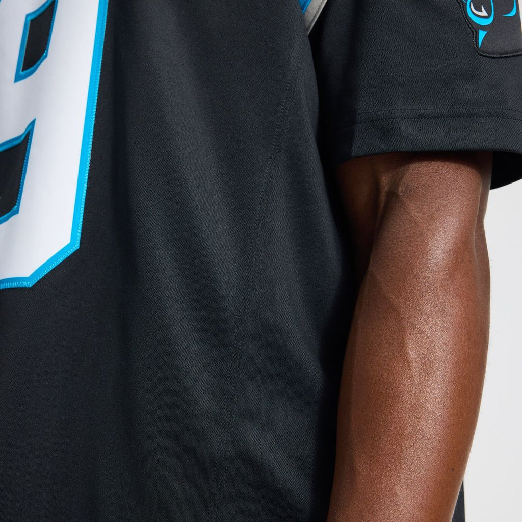 Men's Carolina Panthers Bryce Young Nike Blue Alternate Vapor F.U.S.E. Stitched Limited Jersey