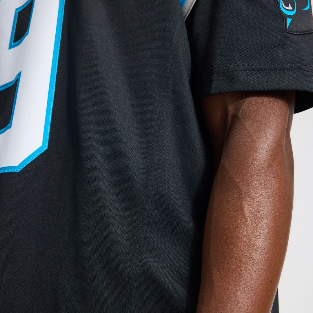 Men's Carolina Panthers Bryce Young Nike Blue Alternate Vapor F.U.S.E. Stitched Limited Jersey