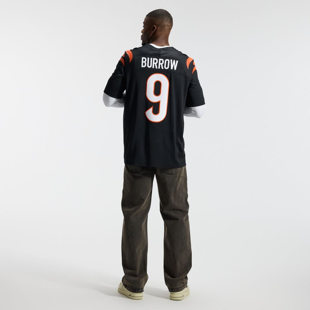 Men's Cincinnati Bengals Joe Burrow Nike Orange Alternate Vapor F.U.S.E. Stitched Limited Jersey
