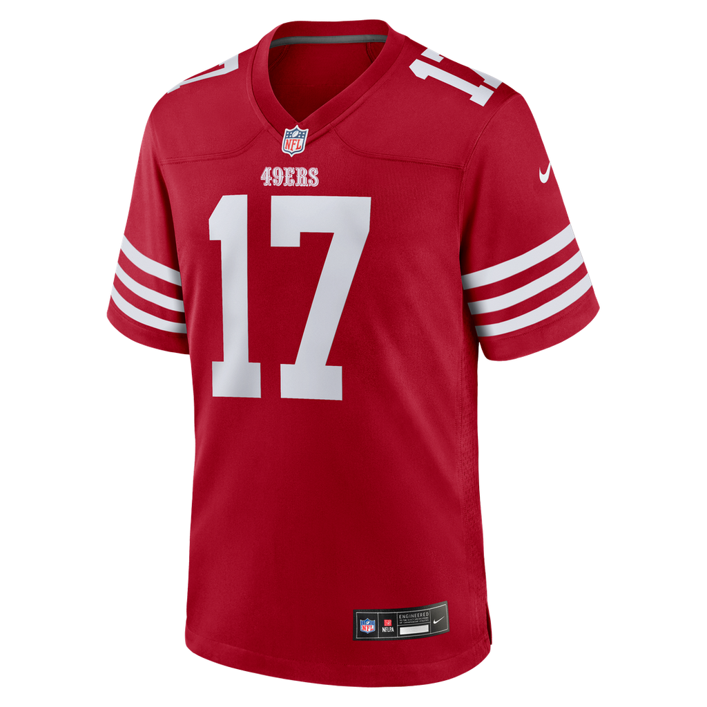 Men's San Francisco 49ers Jordan Watkins Nike  Scarlet Team Game Jersey