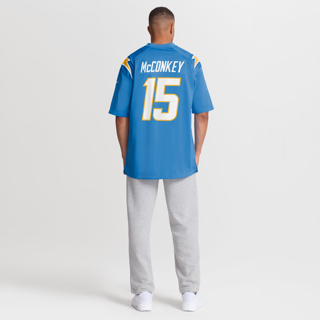 Men's Los Angeles Chargers Ladd McConkey Nike Navy Alternate Super Chargers Game Player Jersey