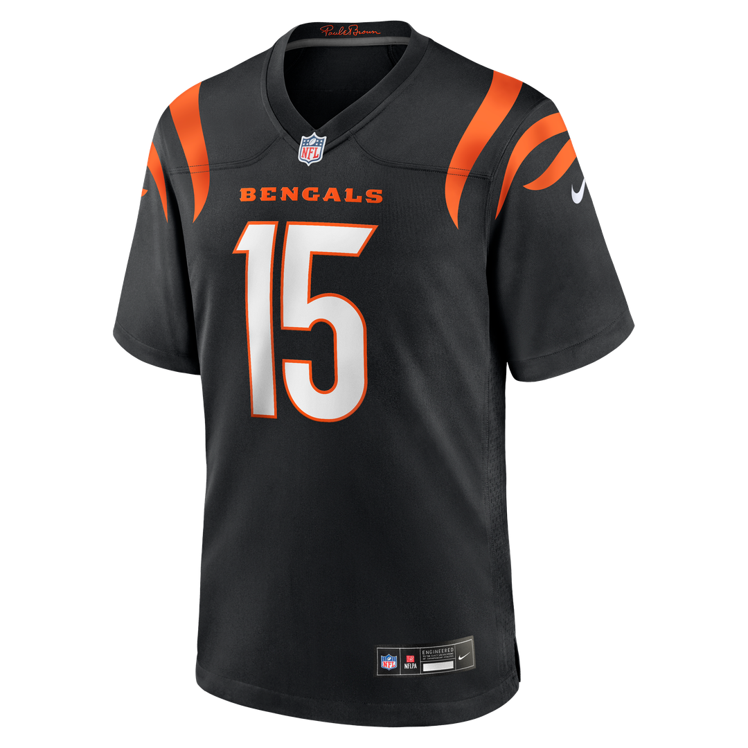 Men's Cincinnati Bengals Charlie Jones Nike  Black Team Game Jersey