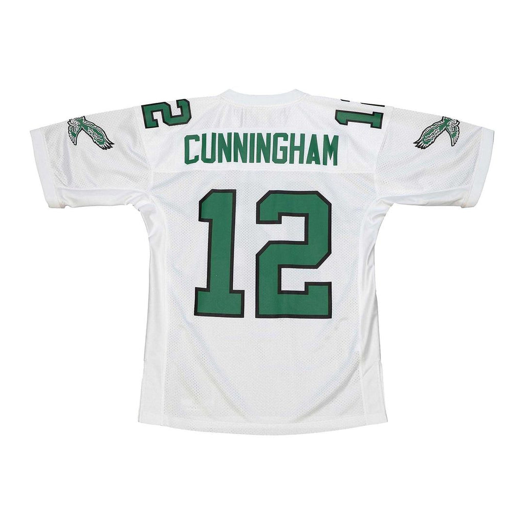 Men's Philadelphia Eagles 1992 Randall Cunningham Mitchell & Ness White Authentic Throwback Retired Player Jersey