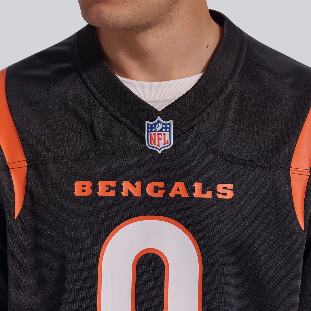 Men's Cincinnati Bengals Joe Burrow Nike Black Player Game Jersey