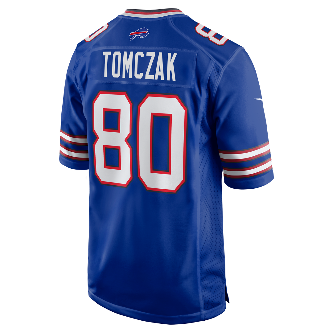 Men's Buffalo Bills Max Tomczak Nike Royal Team Game Jersey