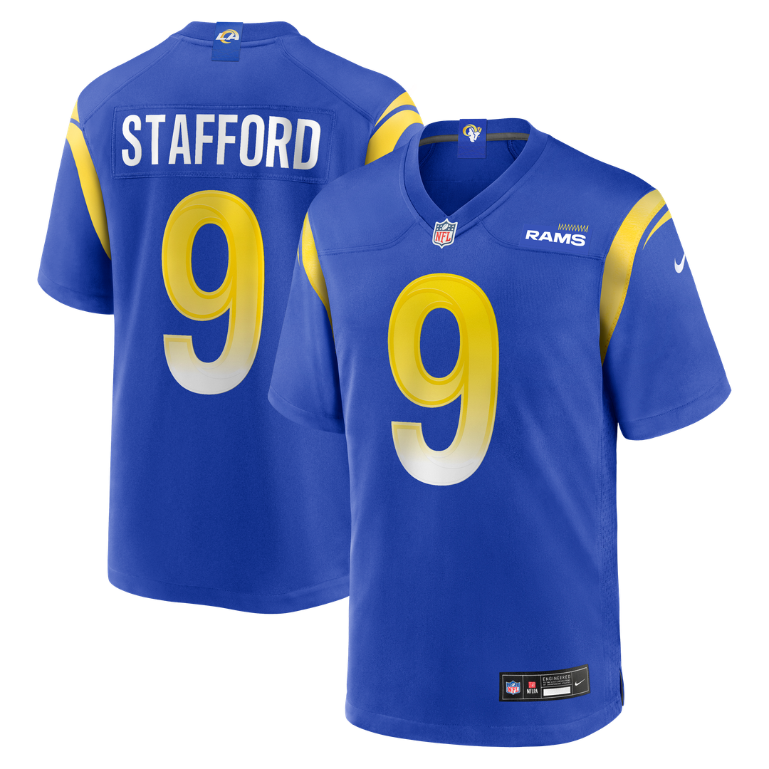 Men's Los Angeles Rams Matthew Stafford Nike Royal Player Game Jersey