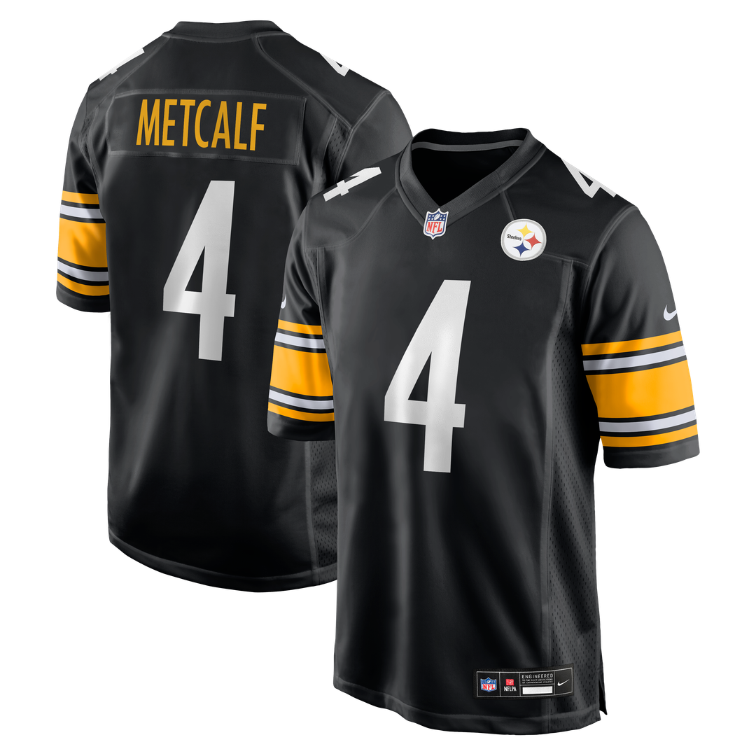 Men's Pittsburgh Steelers DK Metcalf Nike Gold Alternate 1933 Throwback Game Jersey