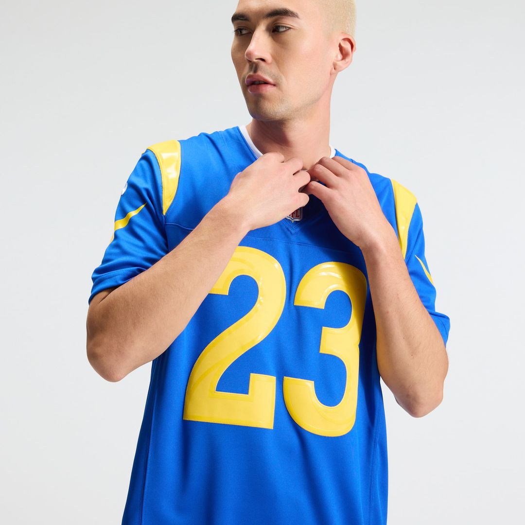 Men's Los Angeles Rams Kyren Williams Nike Royal Team Vapor F.U.S.E. Stitched Limited Jersey