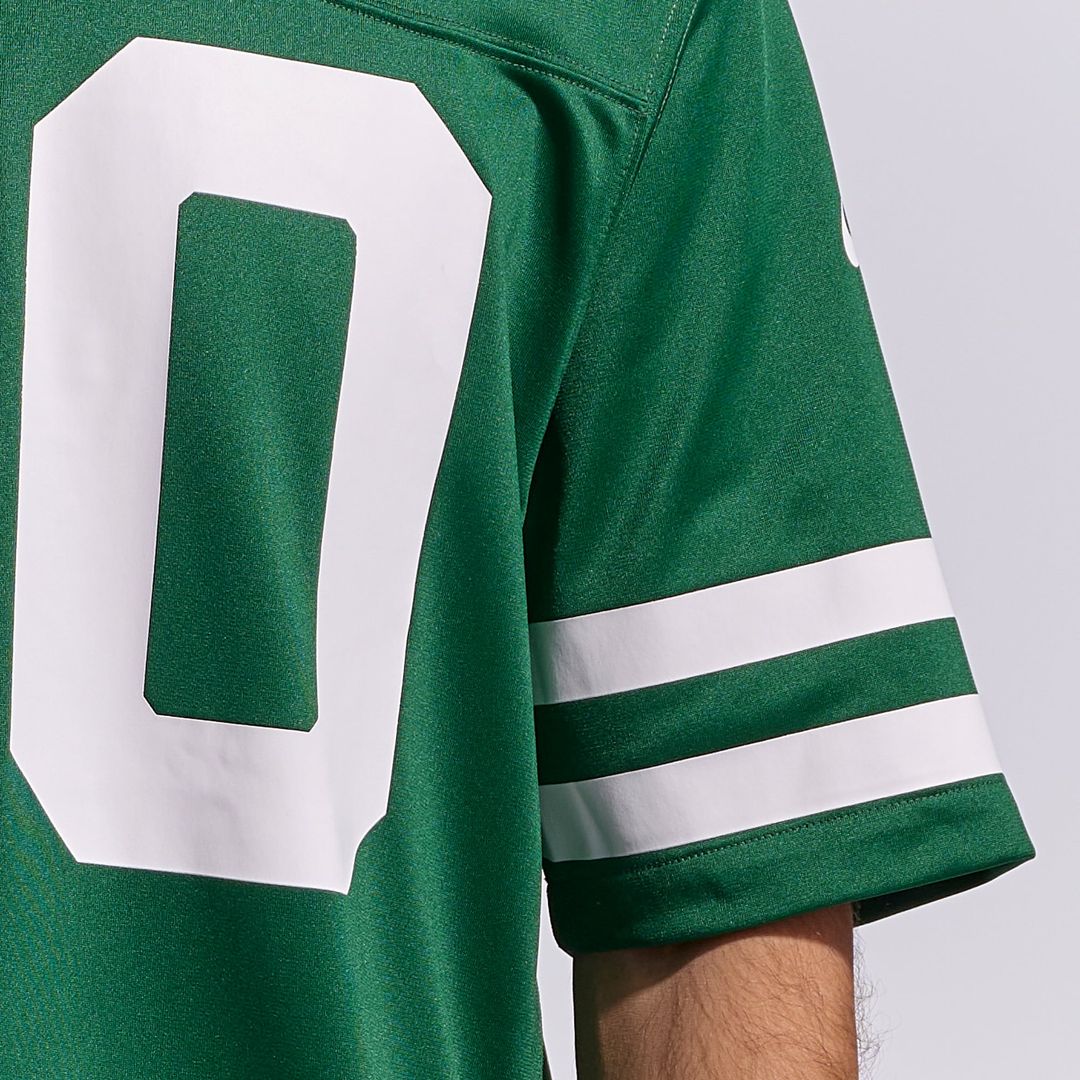Men's New York Jets Breece Hall Nike Legacy Green Game Jersey