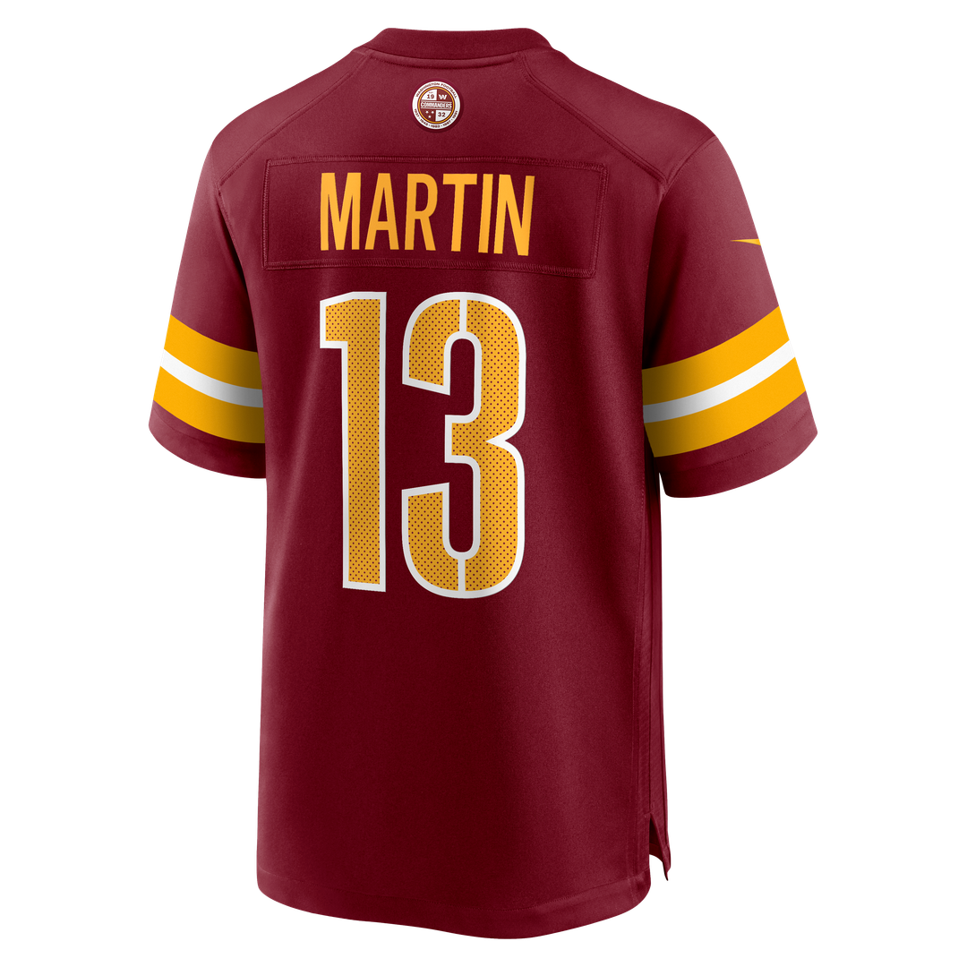 Men's Washington Commanders Tay Martin Nike  Burgundy Team Game Jersey