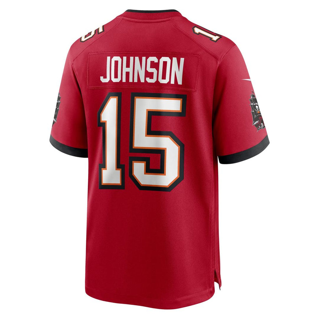 Men's Tampa Bay Buccaneers Tez Johnson Nike  Red Team Game Jersey