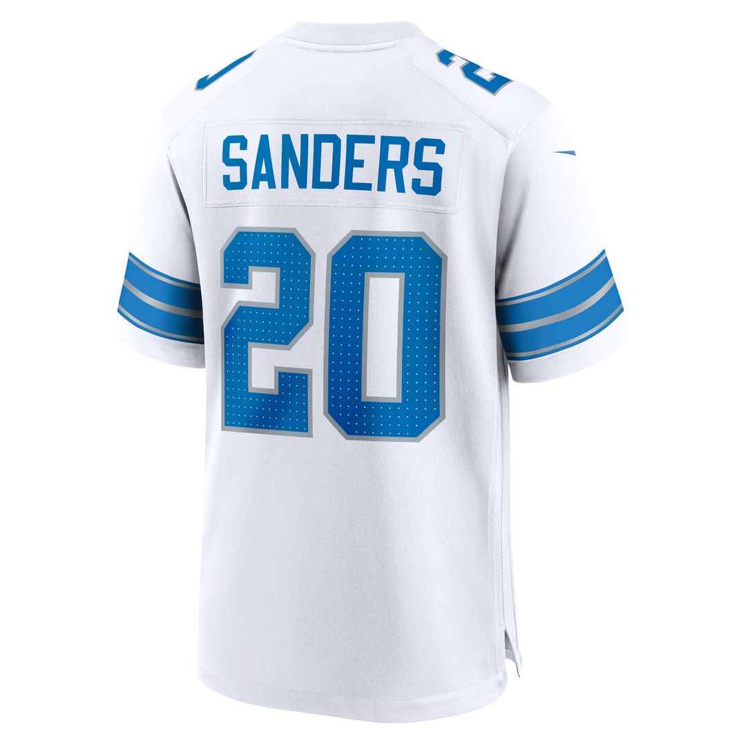Men's Detroit Lions Barry Sanders Nike Black 2nd Alternate Retired Player Game Jersey