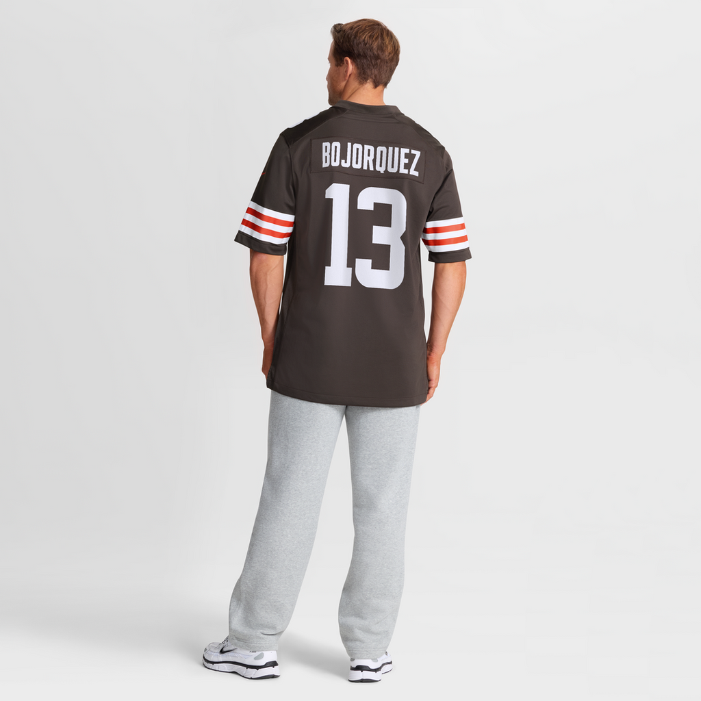 Men's Cleveland Browns Corey Bojorquez Nike Brown Game Jersey