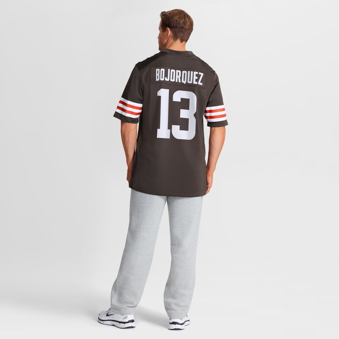 Men's Cleveland Browns Corey Bojorquez Nike Brown Game Jersey