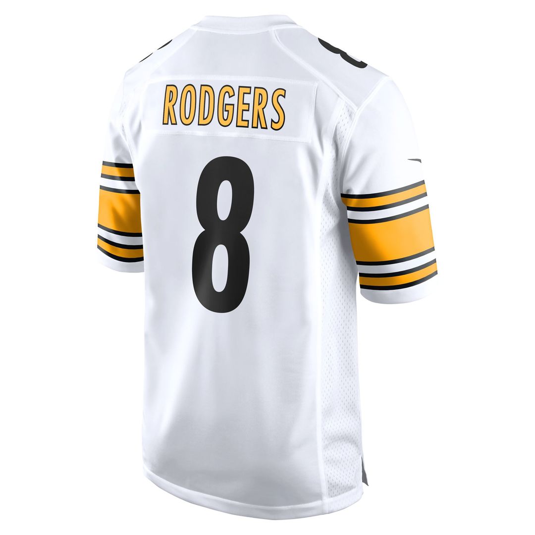 Men's Pittsburgh Steelers Aaron Rodgers Nike White Game Jersey