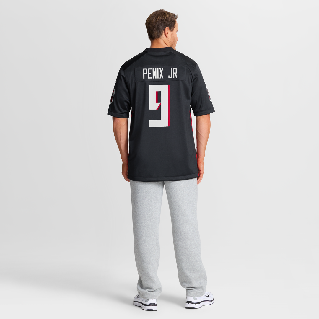 Men's Atlanta Falcons Michael Penix Jr. Nike Black  Player Game Jersey