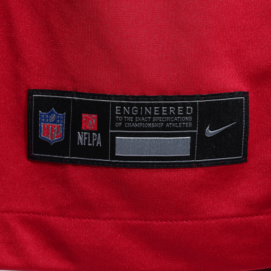 Men's San Francisco 49ers George Kittle Nike White 80th Anniversary Game Jersey