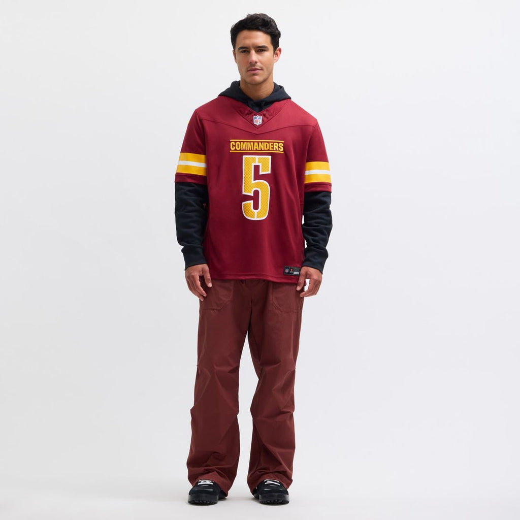 Men's Washington Commanders Jayden Daniels Nike White Vapor F.U.S.E. Limited Super Bowl Era Jersey