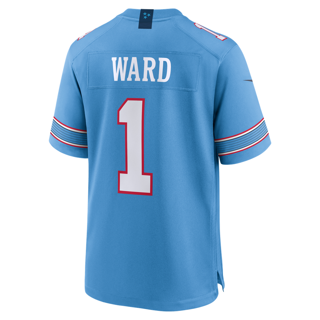 Men's Tennessee Titans Cameron Ward Nike Light Blue Game Jersey