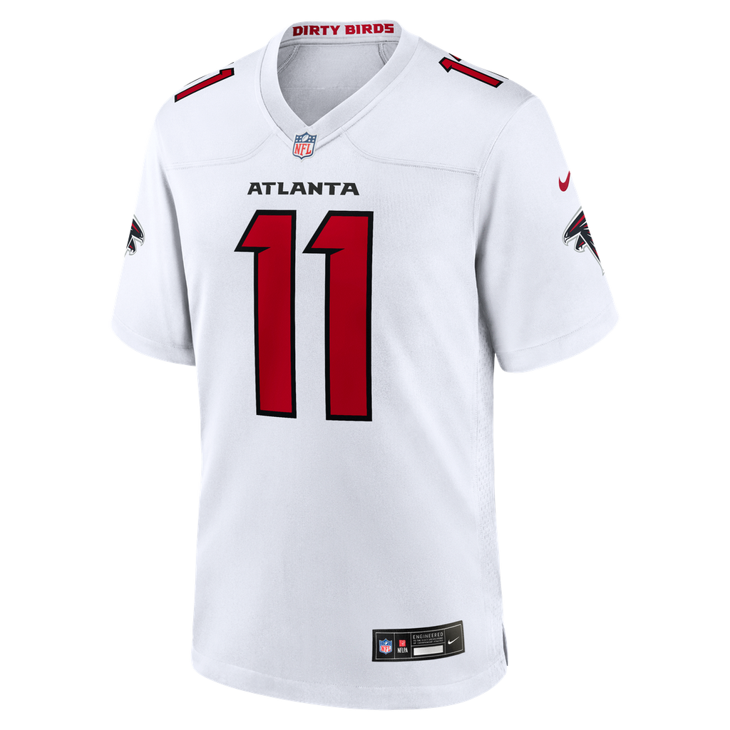 Men's Atlanta Falcons Jalon Walker Nike White Game Jersey