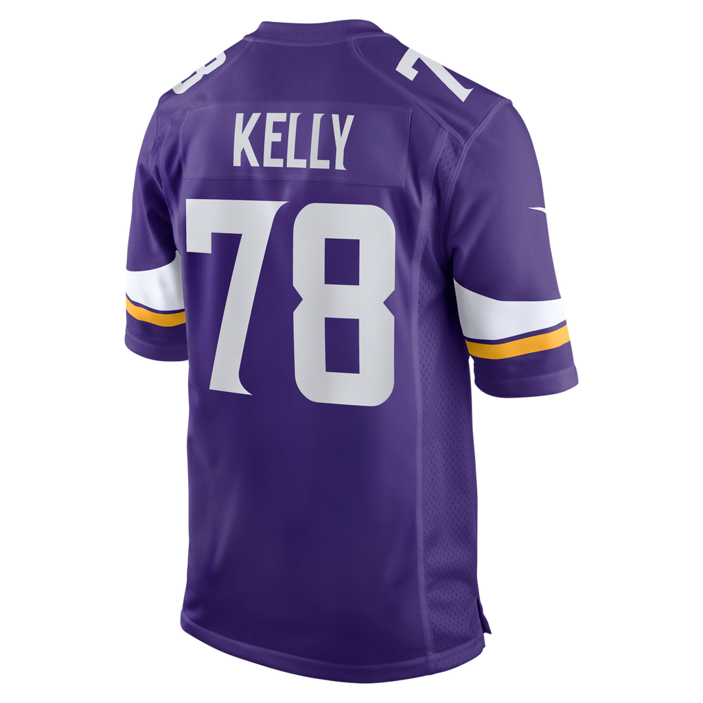 Men's Minnesota Vikings Ryan Kelly Nike  Purple Team Game Jersey