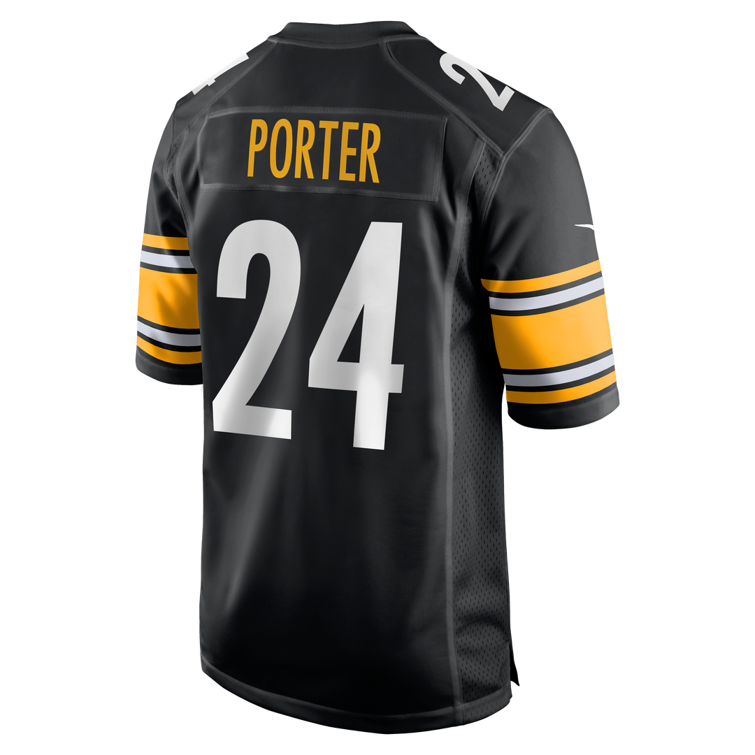 Men's Pittsburgh Steelers Joey Porter Jr. Nike Black  Game Jersey